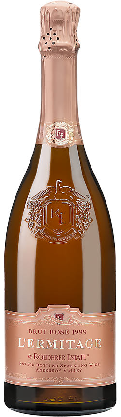 A bottle of L’Ermitage Rosé 1999