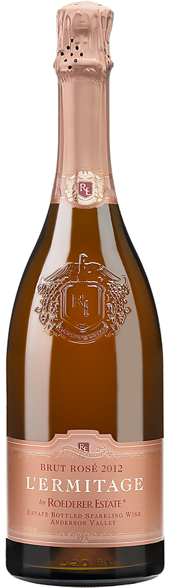 A bottle of L’Ermitage Rosé 2012