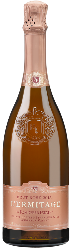 A bottle of L’Ermitage Rosé 2013