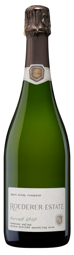 A bottle of Apple Valley Vineyard 2020